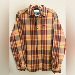 Columbia Multicolor Plaid Shirt. The best color choice!! Size Large